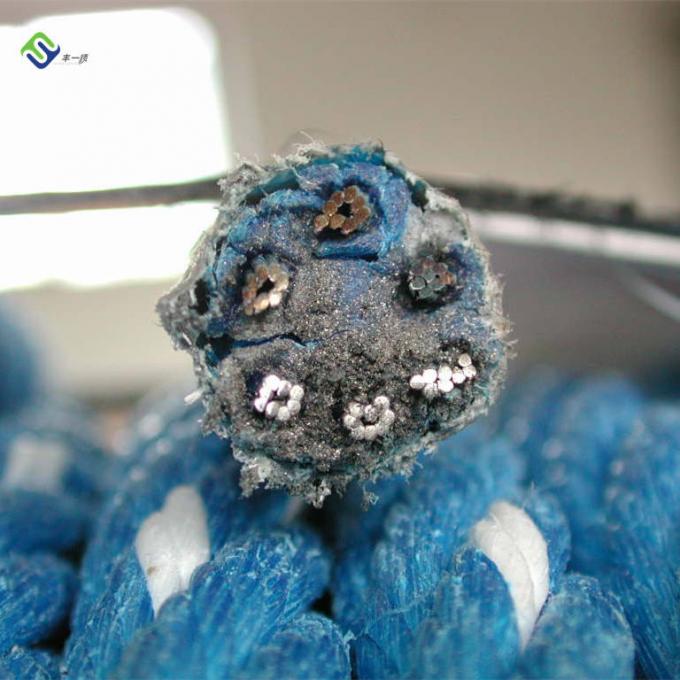 어망 조합 와이어 로프 6 가닥 폴리프로필렌 단일 필라멘트 16 밀리미터 1