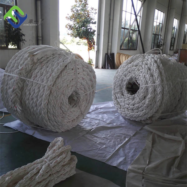 48mm-96mm 8 스트랜드 PP 해상 로프 폴리프로필렌 매킹 떠있는 PP 견인 로프 1