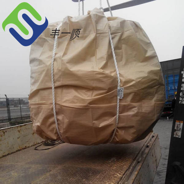 4 밀리미터 - 60 밀리미터 나일론 폴리아미드 3 가닥 계류삭은 선박을 위해 뒤틀렸습니다 6