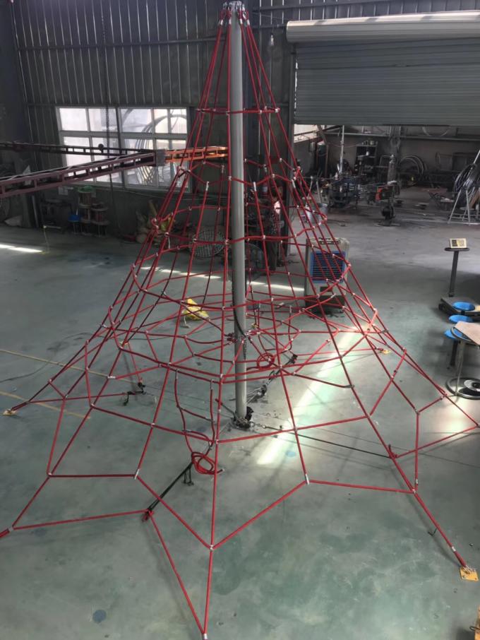 16mm 6줄 PET 또는 PP 야외 복합 놀이터 로프 등산망 9