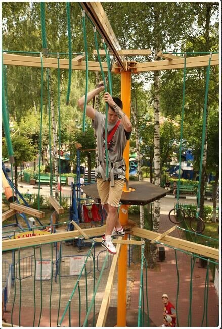 16mm 6줄 PET 또는 PP 야외 복합 놀이터 로프 등산망 11