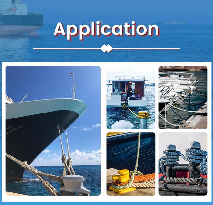 화이트 고강성 PP 폴리프로필렌 8 스트랜드 64mm 매킹 로브 12