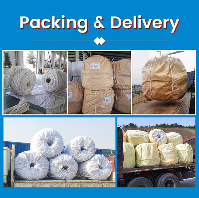 화이트 고강성 PP 폴리프로필렌 8 스트랜드 64mm 매킹 로브 14