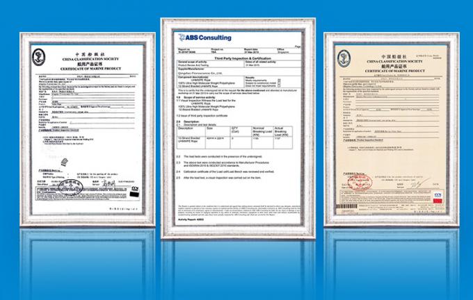 화이트 고강성 PP 폴리프로필렌 8 스트랜드 64mm 매킹 로브 17