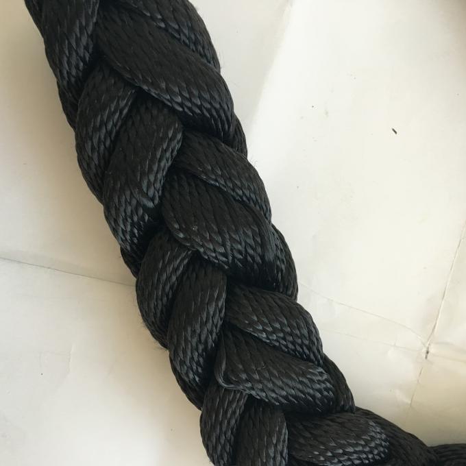 8 스트랜드 PP 폴리에스터 혼합 해상 매킹 꼬리 로프 64mm 72mm 80mm 길이 11m 4