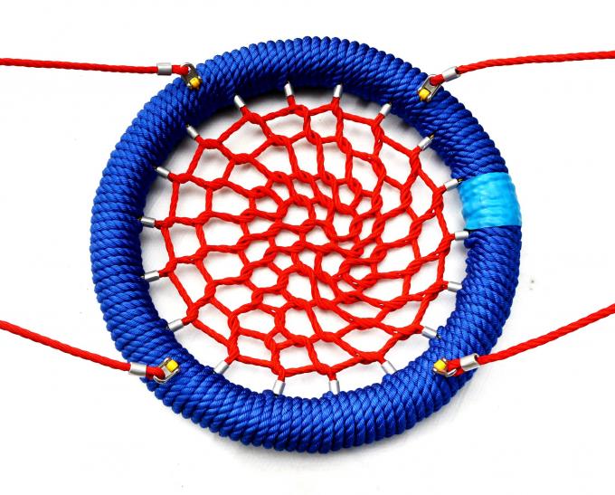 어린이 둥근 등반망 조합 로프 피라미드 야외 거미줄 놀이터 3