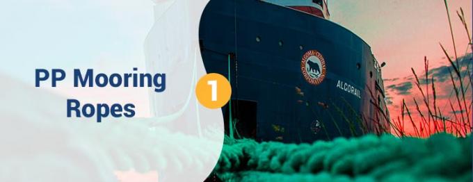 도매 220 M 흰색 고강성 PP 폴리프로필렌 8 스트랜드 68 mm 매킹 로프 0