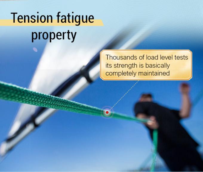 고강도 10mm 12mm 12 스트랜드 Uhmwpe 섬유 윈치 트레이드 라인 해상 선선 로프 요트 2