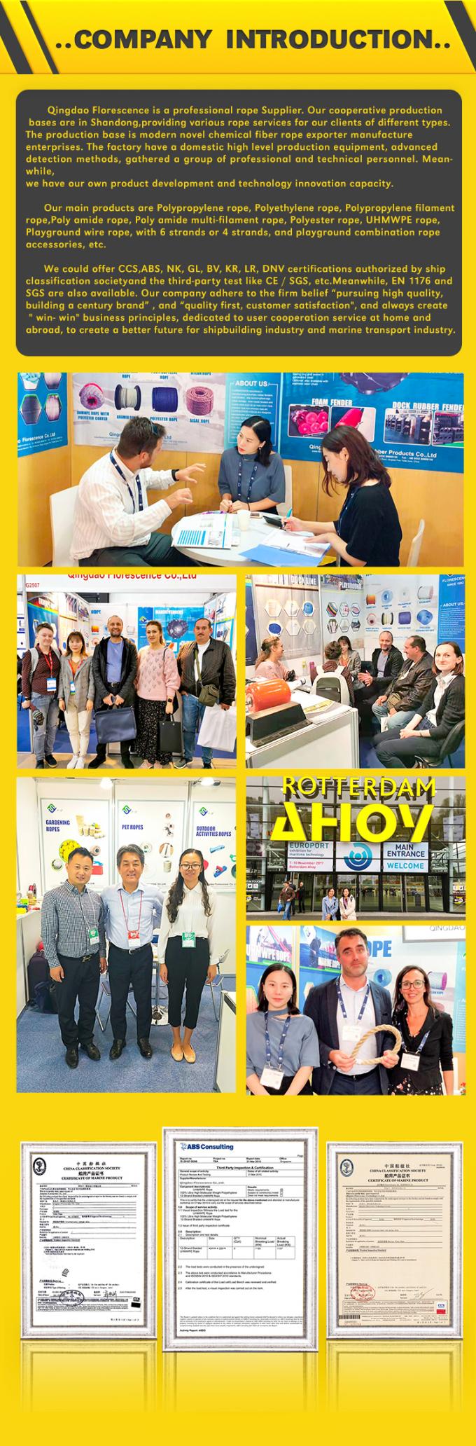 두 배 엮은 나일론 매어 로프 해상 앵커 / 류 2"X220m 7