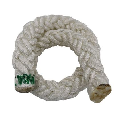High Strength 8 Strands Polyester Mooring Rope 28mm-96mm 220 Coil for Vessel Towing And Mooring