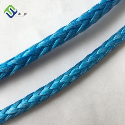 종합적 윈치 12 가닥 UHMWPE 로프 10 밀리미터 마멸 저항 고장력