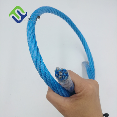12mm 14mm 16mm 폴리프로필렌 강철 코어 조합 와이어 로프 어업