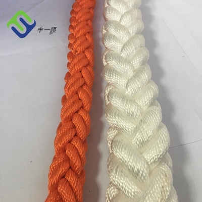 중량 복합 컬러 8 스트랜드 넥타이 폴리에스터 로프 64mm 선박 매킹