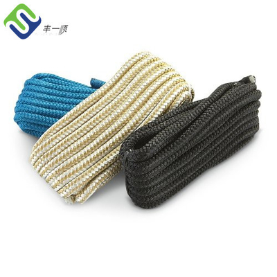 다채로운 듀얼 플레이딩 나일론 선박 매킹 로프 6mm ~ 50mm 1/4 &quot; ~ 2&quot;