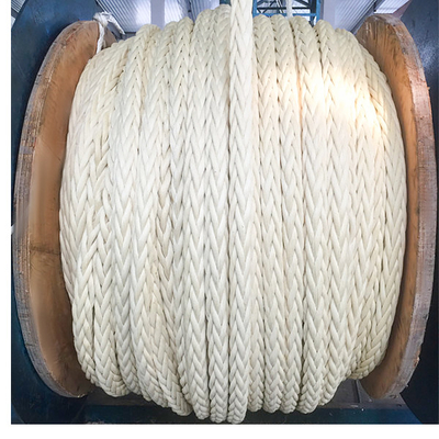 고강도 12 가닥 UHMWPE 꼬 계류삭 36 밀리미터