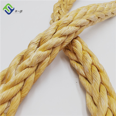 각 끝에서 1.8m 보호 된 매킹 눈과 함께 12 스트랜드 UHMWPE 엮은 코드