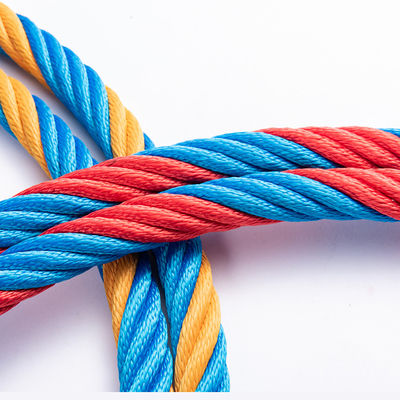 500m 길이 습기에 저항하고 곰팡이에 저항하는 야외 사용용 6 스트랜드 놀이터 조합 로프