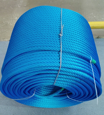 고품질 블루 컬러 6x8 FC 폴리에스테르 조합 와이어 로브 UV 저항성