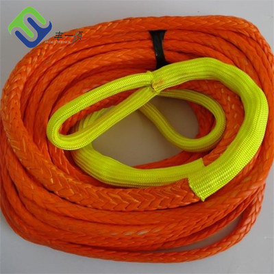 높은 팽창력 12 스트랜드 단일 엮은 UHMWPE 로프 30mm 매킹 로프