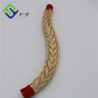 높은 팽창력 12 스트랜드 단일 엮은 UHMWPE 로프 30mm 매킹 로프