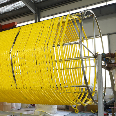 36mmx220m HMPE 스펙트라 매킹 로프 12 스트랜드 UHMWPE 拖绳HMPE 拖绳