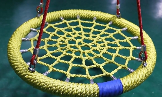 상업 공원 야외 놀이터 폴리에스터 새집 스윙 120cm