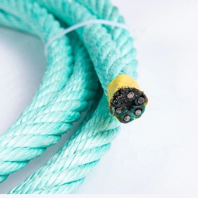 오렌지색 18MM PP 콤비나이온 와이어 로프