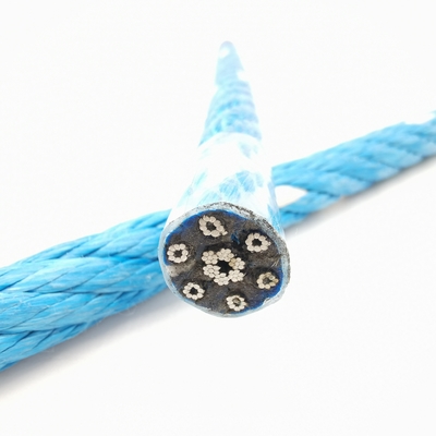 오렌지색 18MM PP 콤비나이온 와이어 로프
