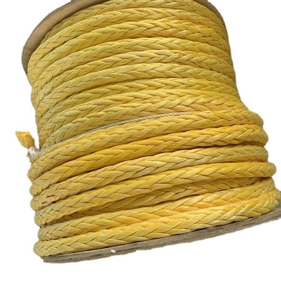 고강도 12줄 엮은 UHMWPE 합성섬유 와이어 로프 48mm 지름