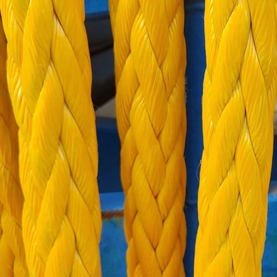 중량 44mm 96mm 100% 12 스트랜드 Uhmwpe 합성 섬유 해상 拖拖浮绳