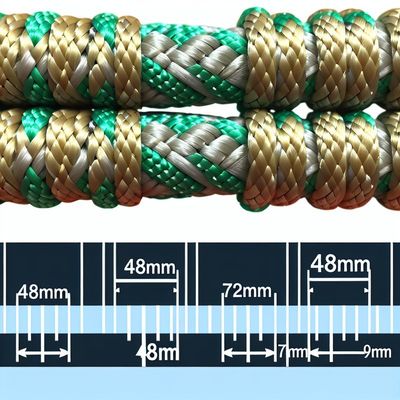8 가닥 PP 해양 계류 로프 30mm-120mm 부유 폴리프로필렌