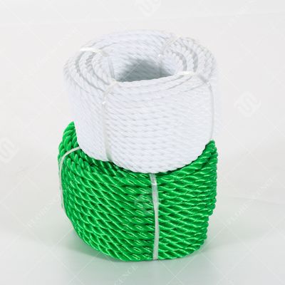 7mm UV Resistant Waterproof PE Rope - High Strength 3-Strand Polyethylene String for Heavy Duty Packing and Agriculture