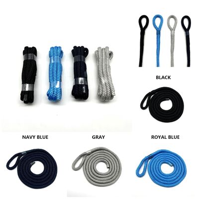 블루 컬러 16 스트랜드 더블 트레이디드 나일론 매킹 도크 라인 및 앵커 라인 로프 6mm-60mm 핫 판매