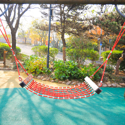 야외 놀이터 강화된 로프 둔덕 나무 둔덕 150 센티미터 Ｘ 80 센티미터