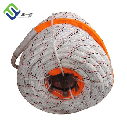 럭링 배 매킹 로프 폴리에스터 커버와 함께 두 배 엮은 UHMWPE 코어