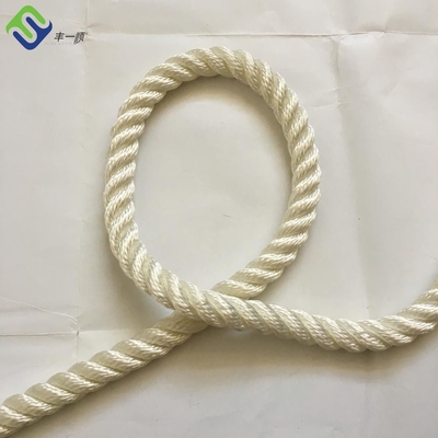 20mm/24mm 220m 흰색의 3줄 나일론 굽힌 로프