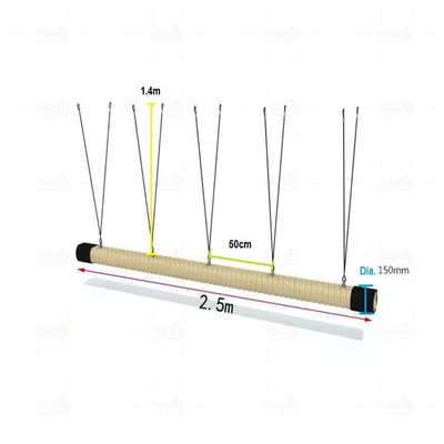 아이들을 위한 모래 운동장 줄다리 반대 곰팡이가 핌 120mm*2.5m